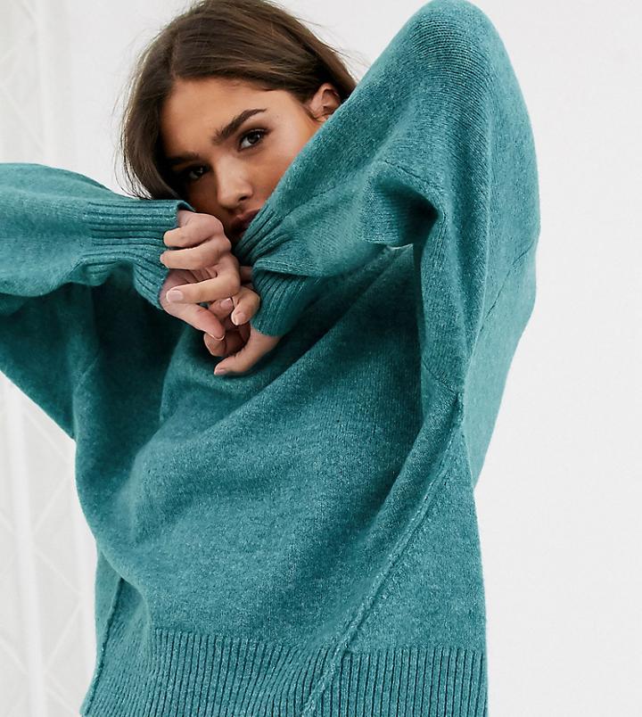 Micha Lounge Relaxed Sweater With Balloon Sleeves