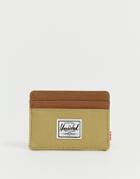 Herschel Supply Co Charlie Rfid Card Holder In Beige/tan - Beige