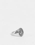 Classics 77 Palm Coin Signet Ring In Silver