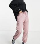 Topshop Petite Oversized 90s Sweatpants In Mink-neutral