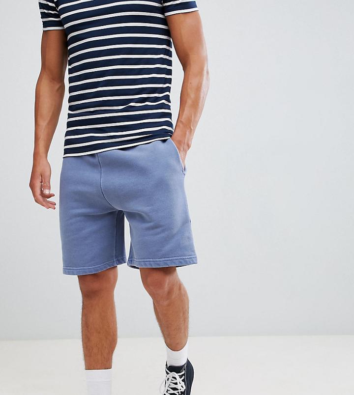 Reclaimed Vintage Inspired Overdye Short In Navy - Navy