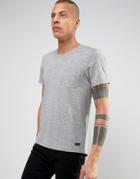 Produkt V-neck T-shirt With Pocket - Gray