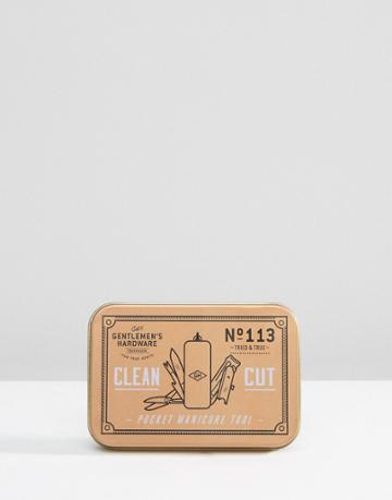 Gentlemen's Hardware Pocket Manicure Set - Multi