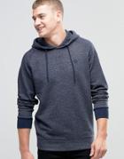 Jack & Jones Marl Hooded Sweatshirt - Navy