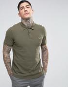 Fred Perry Slim Fit Polo In Olive - Green
