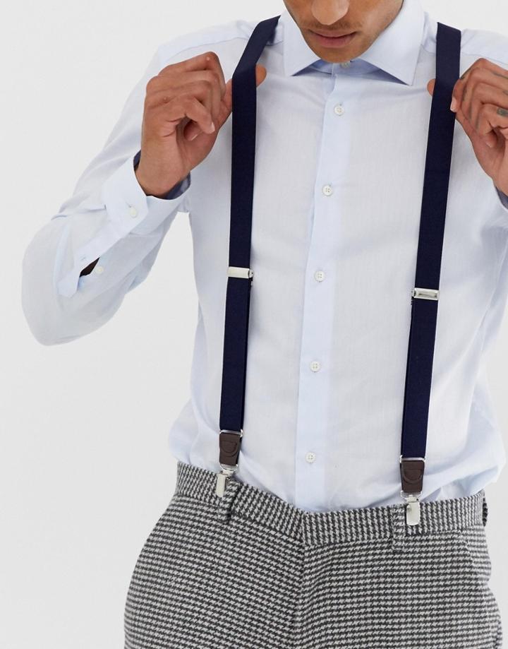 Ben Sherman Suspenders - Navy