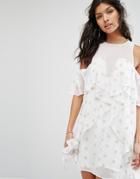 Stevie May Currents Star Mini Dress - White