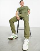 Adidas Originals Essential Sweatpants In Focus Olive-green
