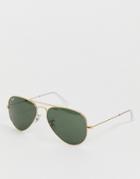 Ray-ban Aviator Sunglasses 0rb3025 - Gold