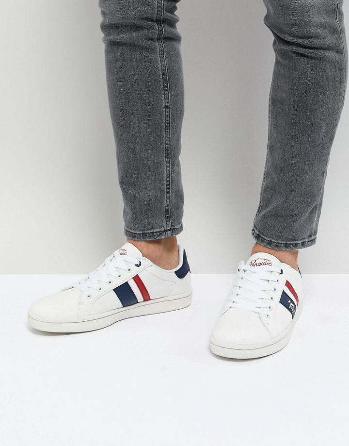 Original Penguin Retro Sneakers White - White