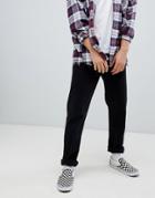 Weekday Pine Loose Fit Cropped Jeans Tuned Black