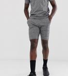 Good For Nothing Two-piece Shorts In Prince Of Wales Check - Gray