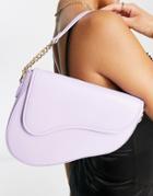 Public Desire The Fox Shoulder Bag In Lilac-purple