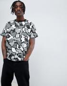 Ripndip Camo T-shirt In Black - Black