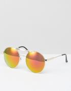 Jeepers Peepers Round Sunglasses - Gold