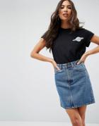 Asos T-shirt With Another World Print - White