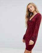 Pepe Jeans Bohemian Rhapsody Tunic Dress - Red