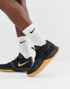 Nike Basketball Kyrie Flytrap Sneakers In Black
