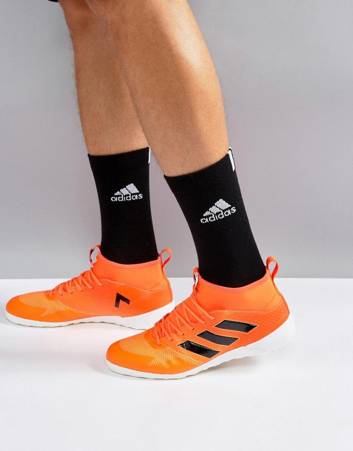Adidas Soccer Ace Tango 17.3 Indoor Sneakers In Red Cg3710 - Red