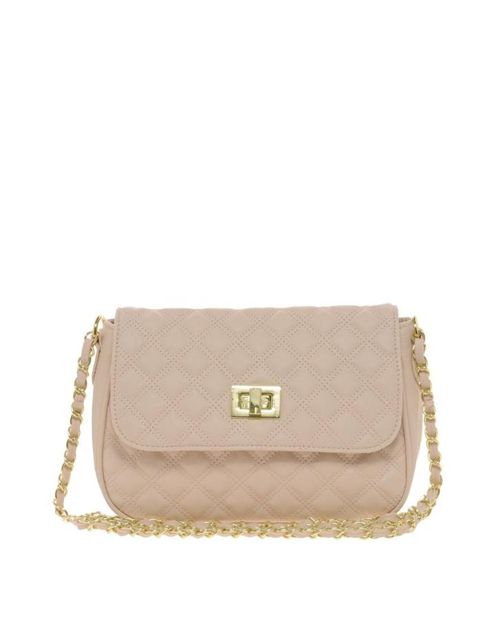 Asos Nude Quilted Cross Body Bag