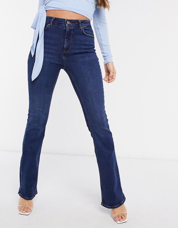 New Look Flared Jeans In Blue-blues