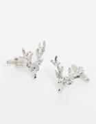 Peter Werth Stag Cufflinks And Tie Pin Set-gold