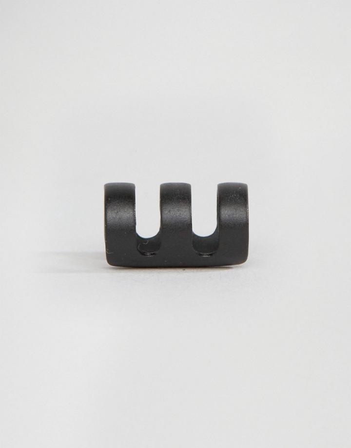 Icon Brand Caged Cuff Single Earring In Black - Black