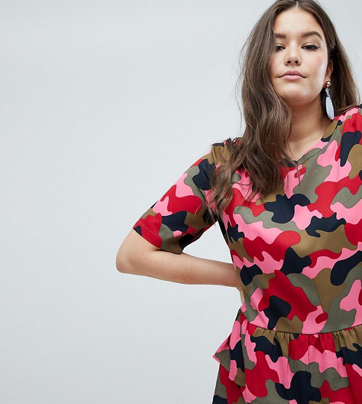 Junarose Peplum T-shirt - Multi