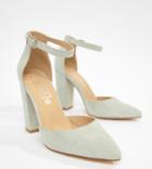 Truffle Collection Pointed High Heels - Gray