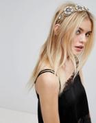 Orelia Embellished Headband - Gold