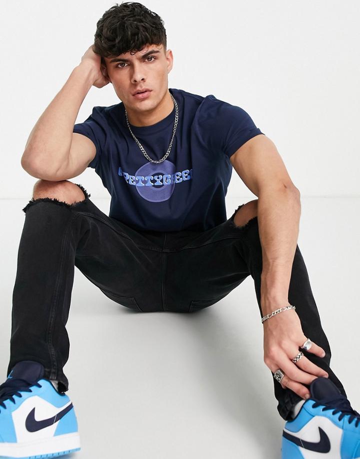 Pretty Green Beach Club T-shirt In Navy