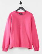 Threadbare Lola Graphic Sweatshirt In Washed Pink