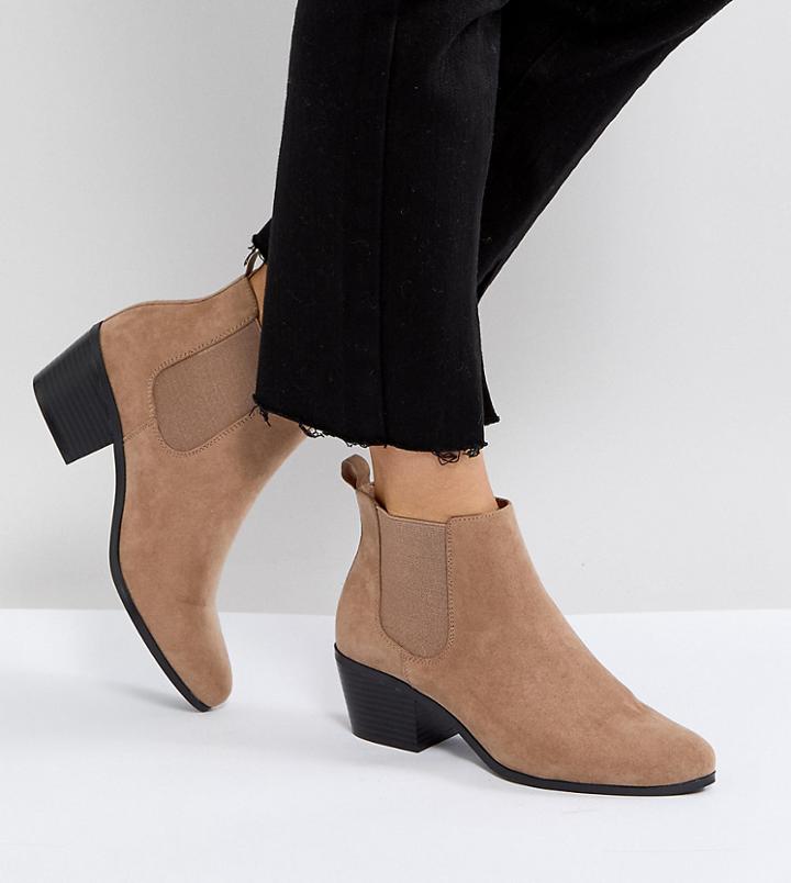 Asos Revive Chelsea Ankle Boots - Beige