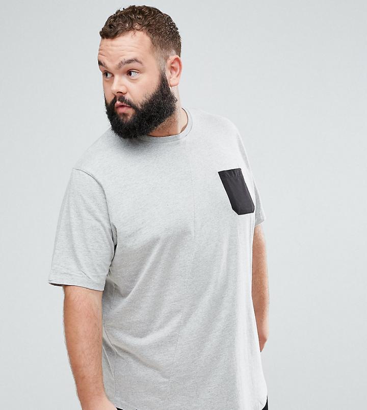 Le Breve Plus Pocket T-shirt - Gray