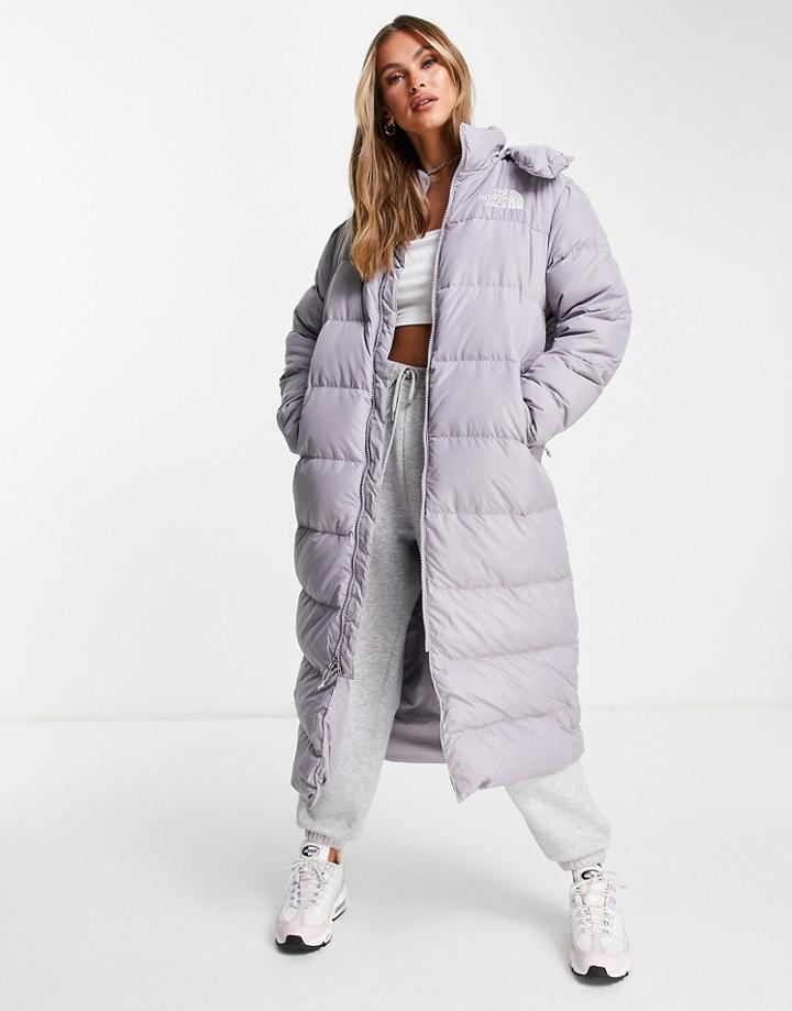 The North Face Triple C Parka Jacket In Gray