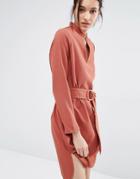 Just Female Soho Dress With D-ring - Pink