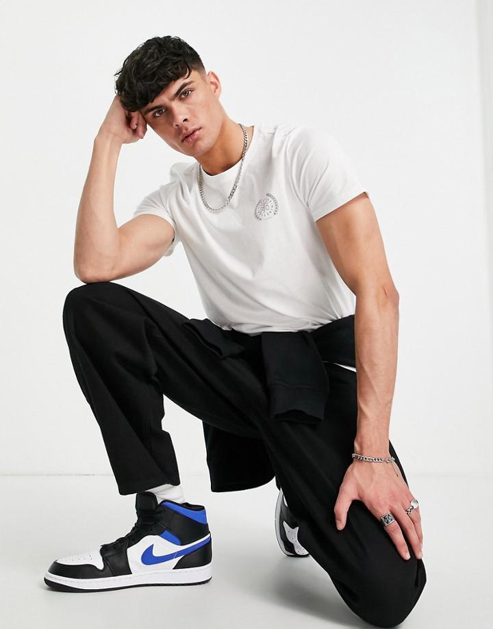 New Look T-shirt With Varsity Chest Print In White
