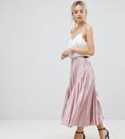 Uttam Boutique Pleated Exclusive Skirt - Pink