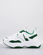 Topshop Cameron Chunky Sneakers In Green