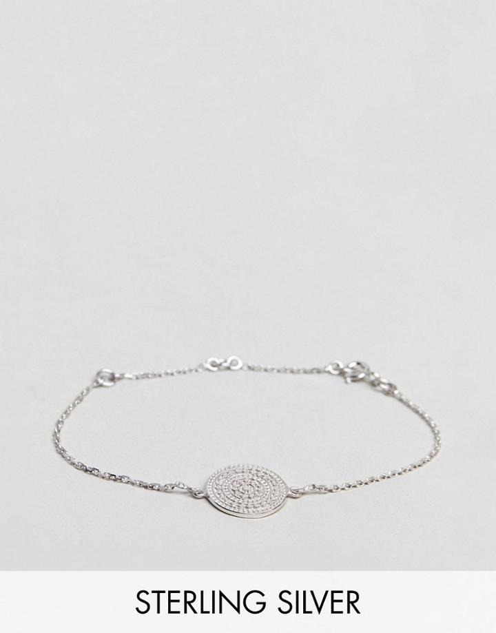 Carrie Elizabeth Sterling Silver Circle Bracelet - Gold