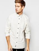 Selected Homme Shirt With Fleck - Off White