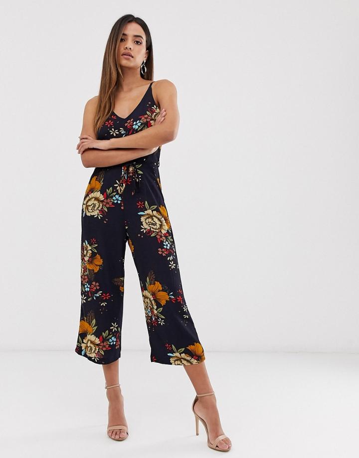 Ax Paris Floral Jumpsuit - Multi
