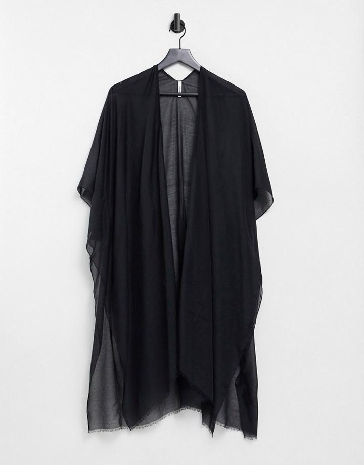 Vero Moda Beach Caftan In Black
