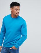 Asos Sweatshirt In Blue - Blue