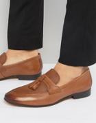 Kg Kurt Geiger Roma Leather Tassel Loafers - Tan