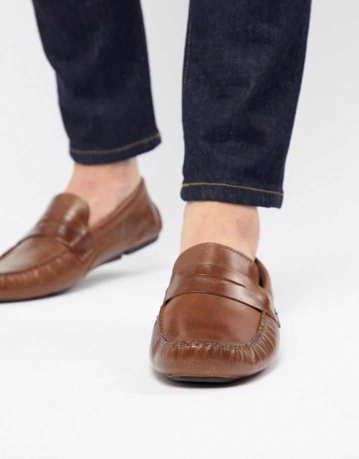 Red Tape Driving Shoes In Tan - Tan