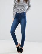 Waven Asa Mid Rise Skinny Jeans - Blue