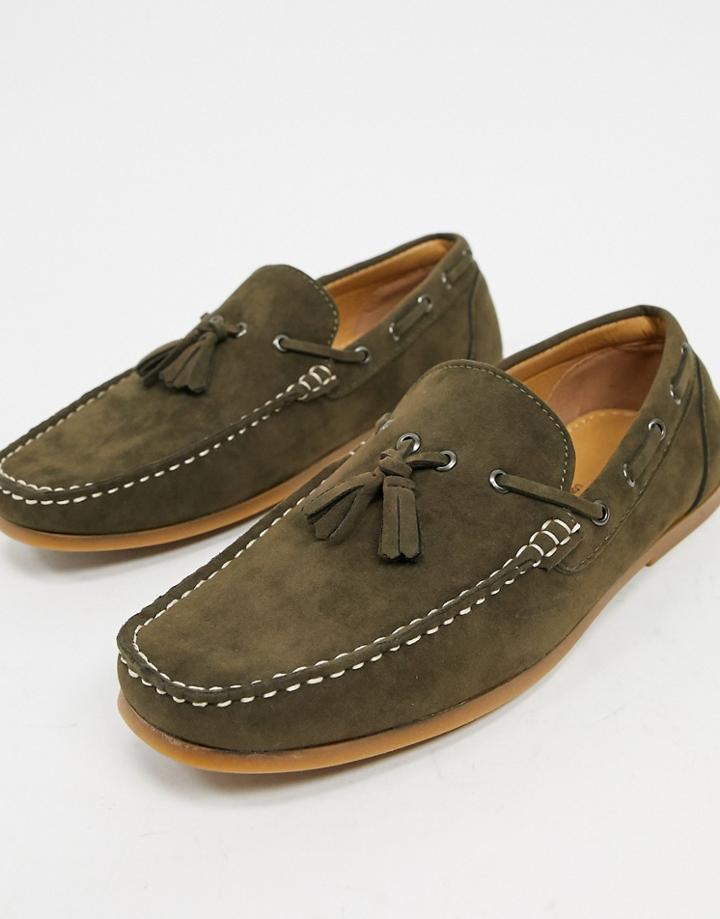 Brave Soul Loafer In Khaki-green