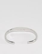Icon Brand Premium Bangle Bracelet In Silver - Silver