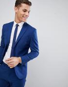 Mango Man Slim Fit Suit Jacket In Navy - Navy